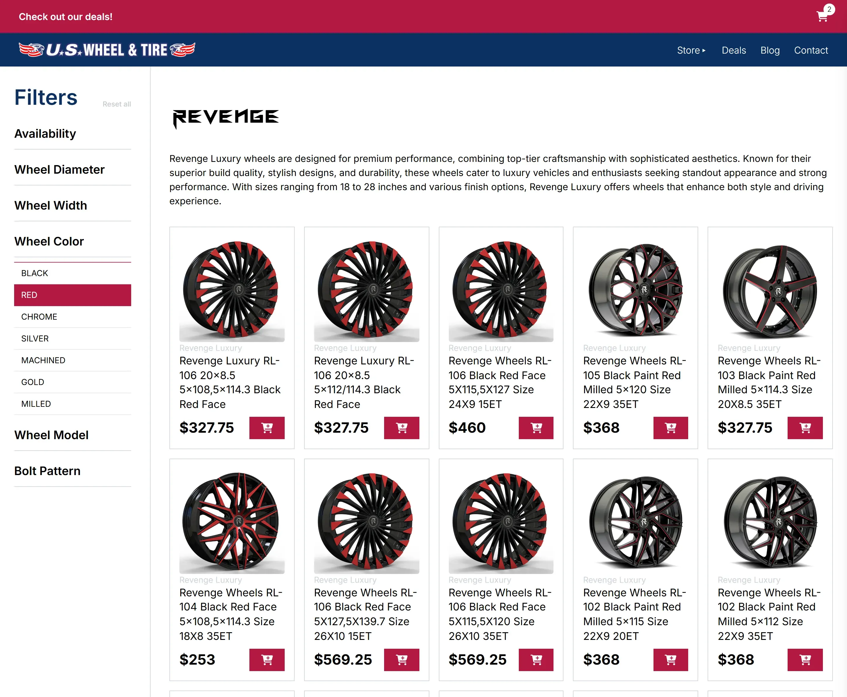 US Wheel And Tire Five